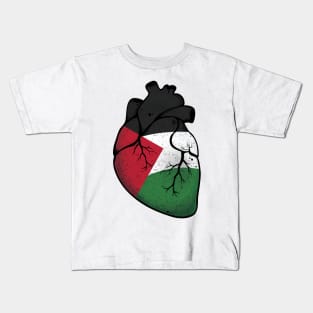 Palestine Heart Kids T-Shirt